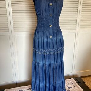 Denim Maxi dress